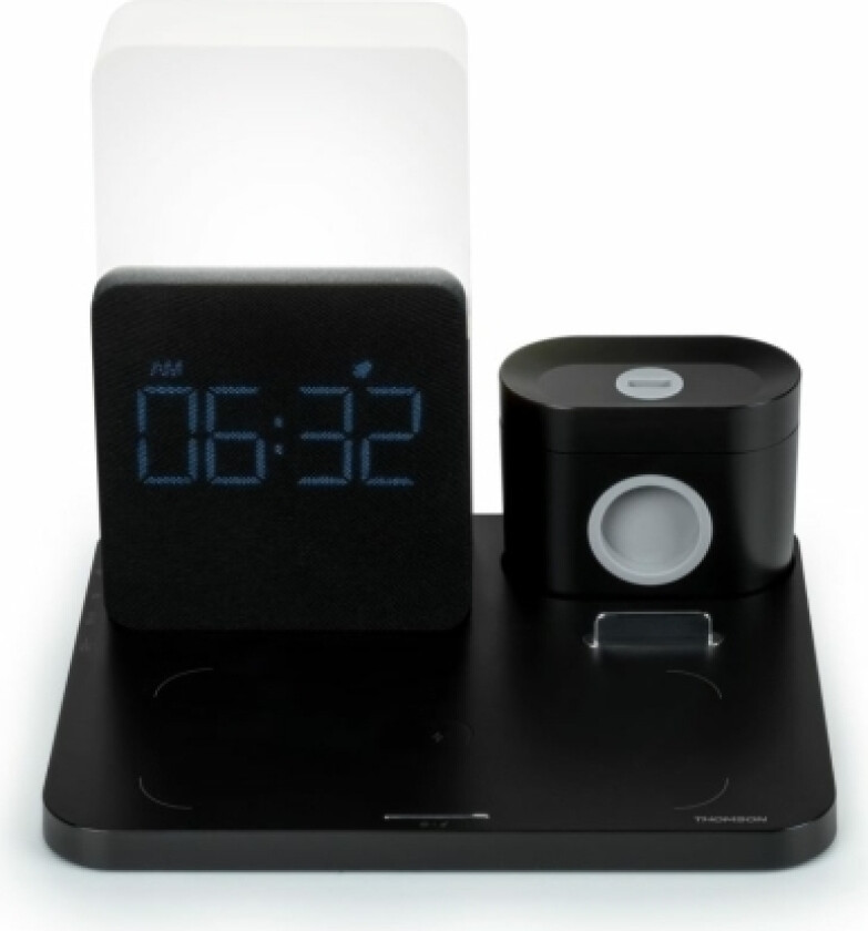 Alarm Clock With Wireless Charging Station And Night Light Cl800i