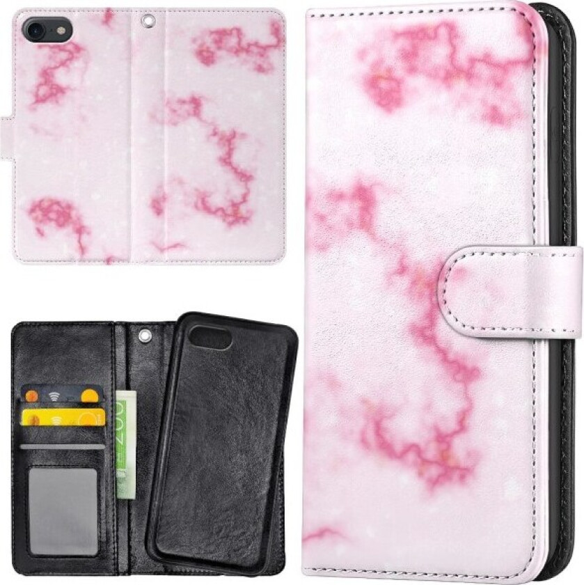 iPhone 7/8/SE - Lommebok Deksel Marmor