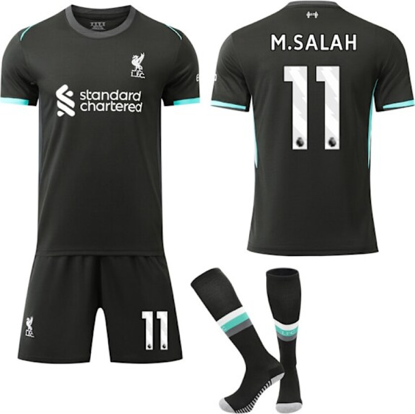 Liverpool Bortelag Fotballdrakt Barn Voksen 2024-2025 Nr. 11 M.SALAH XXL