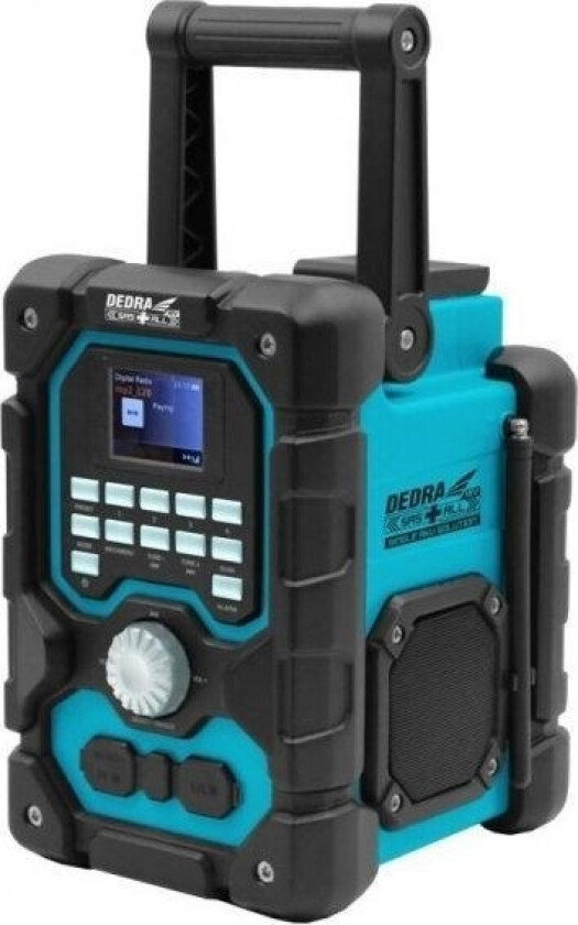 Konstruksjon Radio Dedra Batteri Radio Dab +/Fm Bluetooth 18V Usb