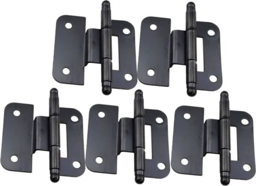 6 stk kraftige hengsler skapløft sorte hengsler båt flush H