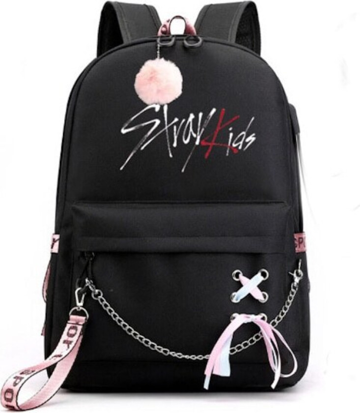 Stray Kids Anime Skolesekk Casual Daypack Ryggsekk Cool Bokveske