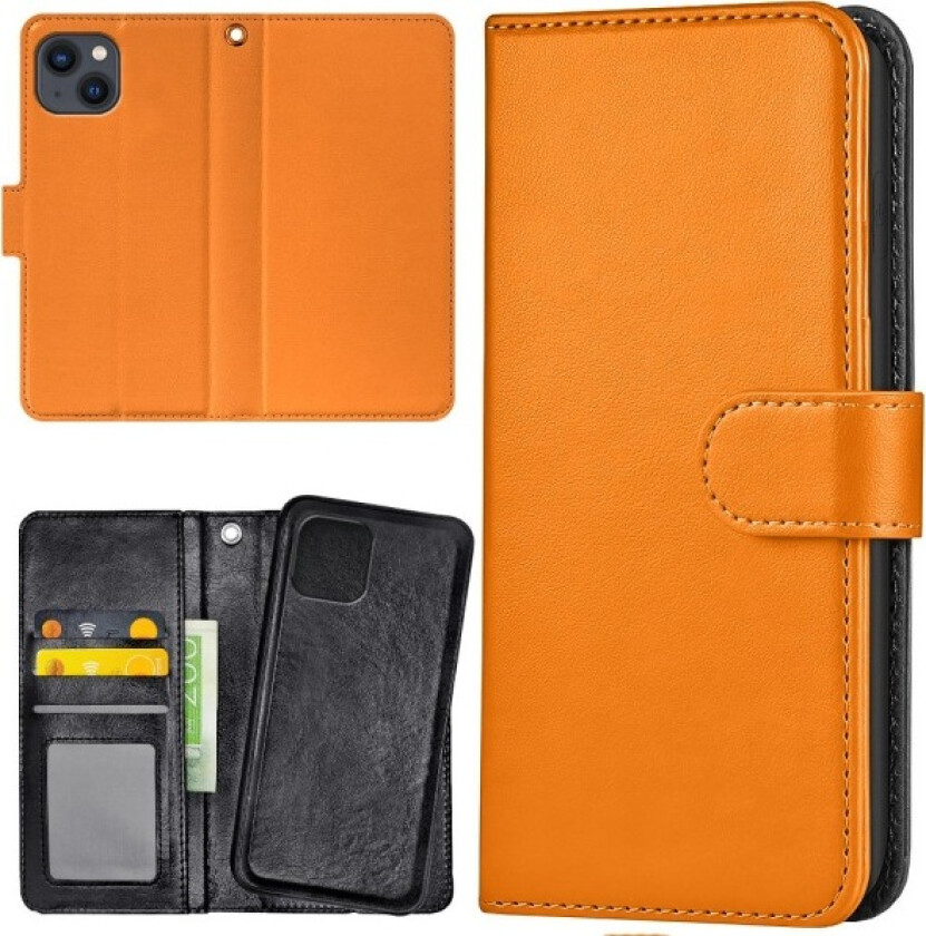 iPhone 15 - Lommebok Deksel Oransje