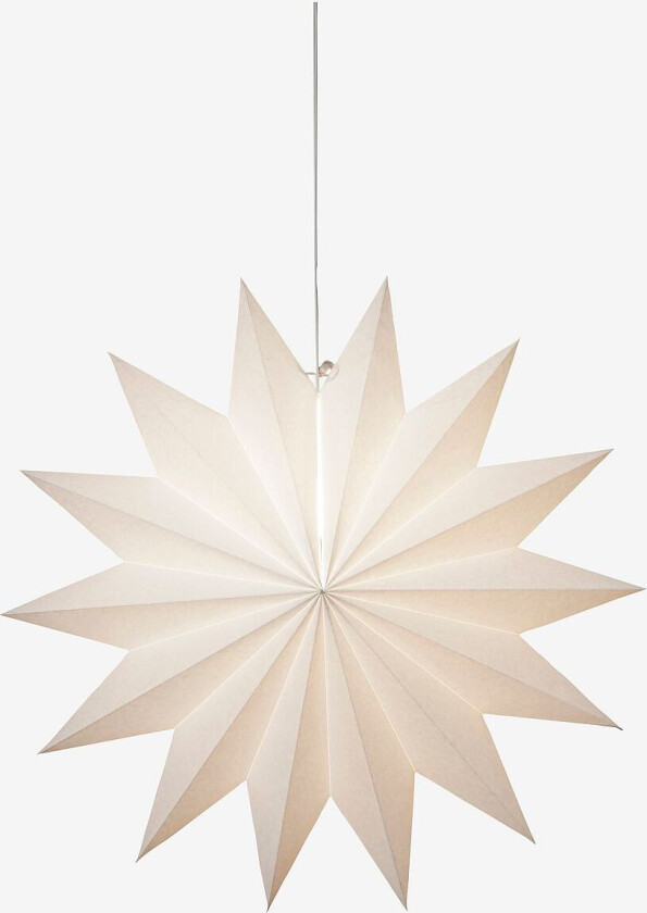 Stjerne Vanlig 60cm, Hvit