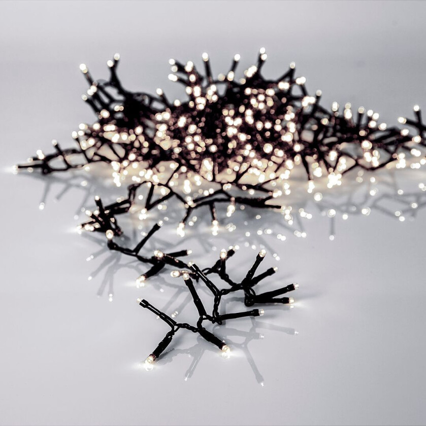 Lyskjede Crispy Ice 800, Svart