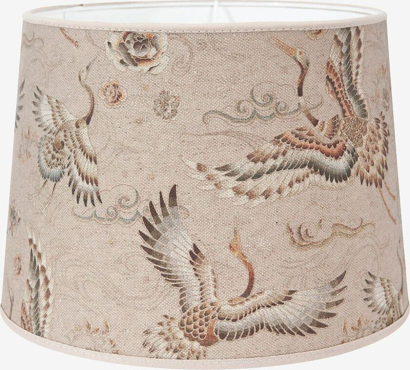 Lampeskjerm Sofia Heron 20 cm, Beige