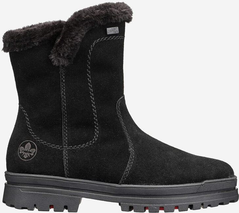 Semsket støvel med uttrekkbare brodder