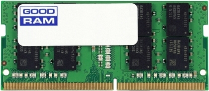 Goodram - Ddr4 - Modul - 16 Gb - So Dimm 260-Pin - 2666 Mhz / Pc4-21300 - Cl19 - 1.2 V - Ikke-Bufret - Ikke-Ecc