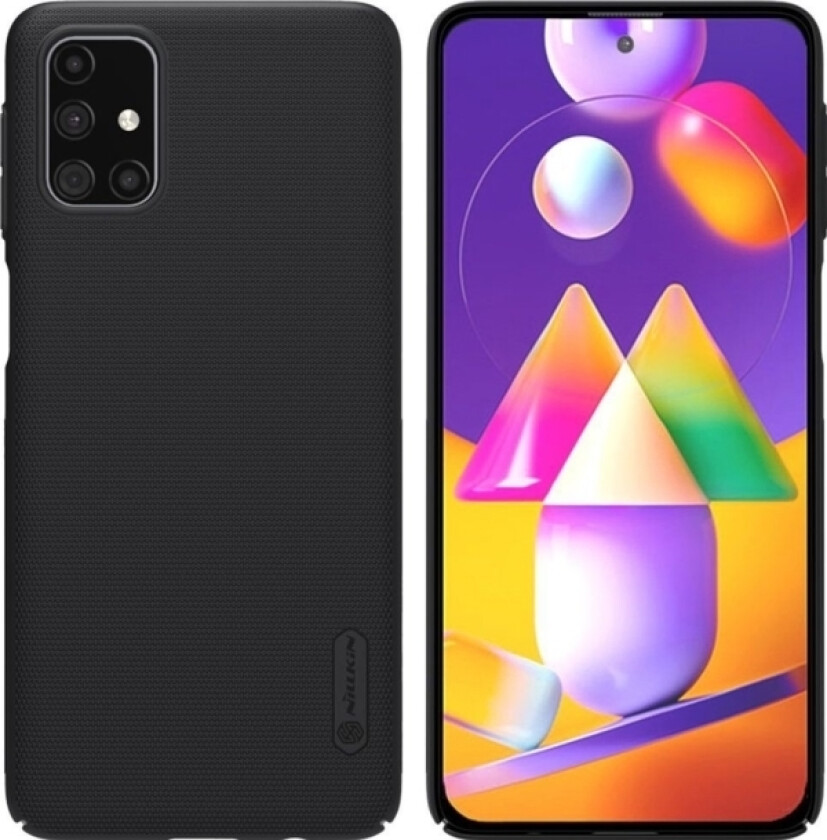 Nillkin Nillkin Frosted Samsung Galaxy M31s-Deksel (Svart) Universal