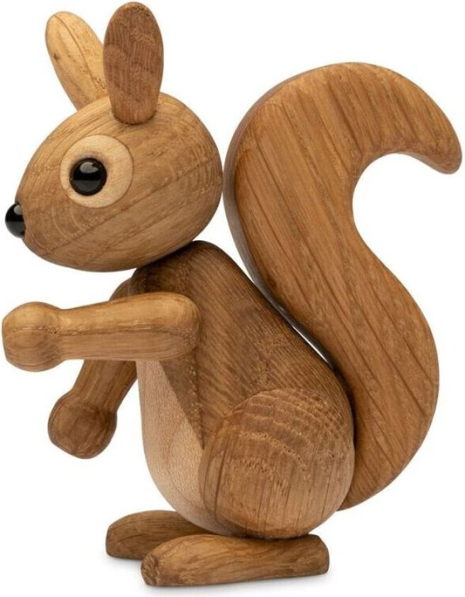 Peanut Ekkornunge dekorasjon 8,5 cm Eik