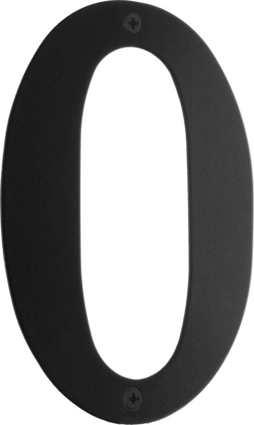 Bilde av Rustfri Husnummer H15cm Svart / 0