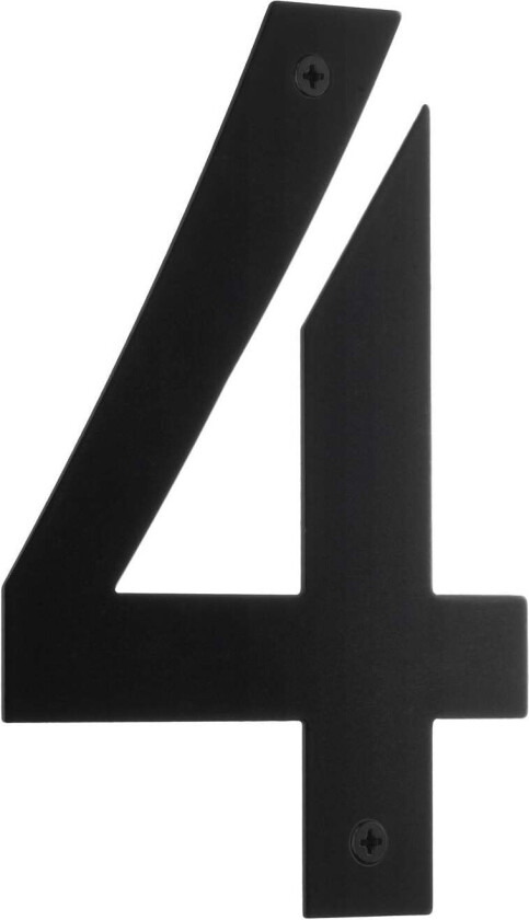 Bilde av Rustfri Husnummer H15cm Svart / 4