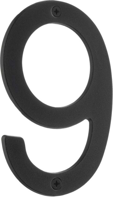 Bilde av Villa Husnummer H12cm Svart / 9