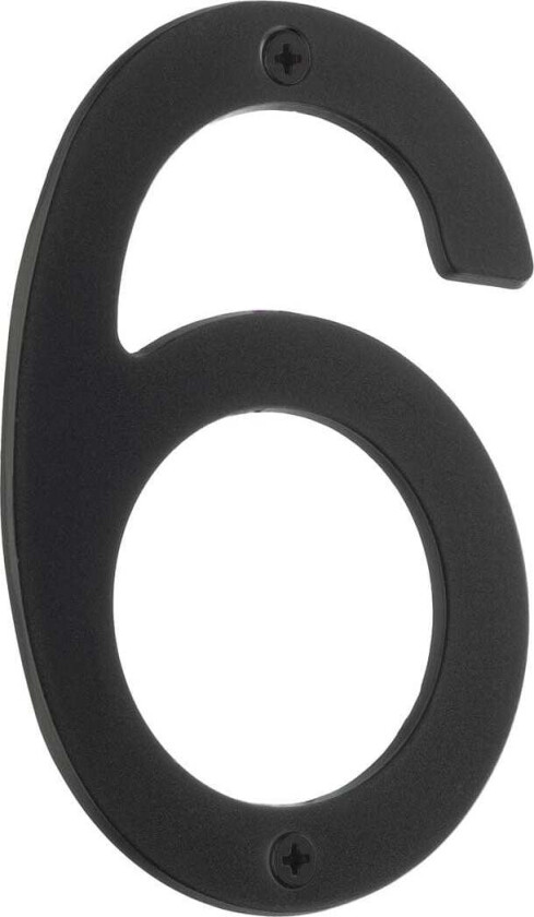 Bilde av Villa Husnummer H12cm Svart / 6