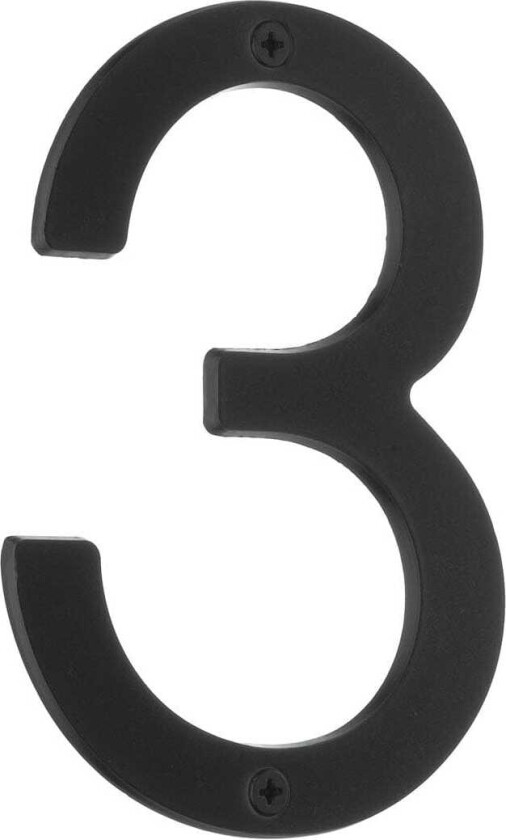 Bilde av Villa Husnummer H12cm Svart / 3