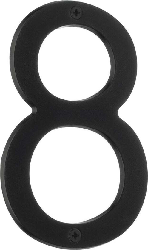 Bilde av Villa Husnummer H12cm Svart / 8