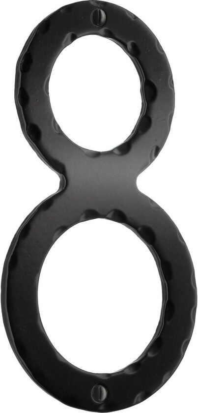 Husnummer H15cm Svart / 8
