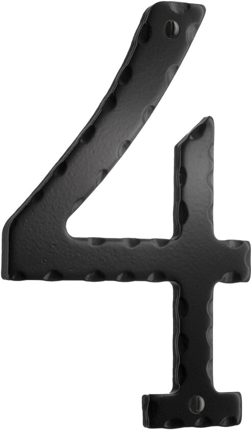 Husnummer H15cm Svart / 4
