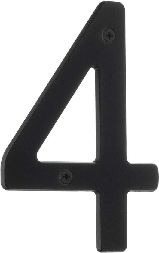 Bilde av Villa Husnummer H12cm Svart / 4
