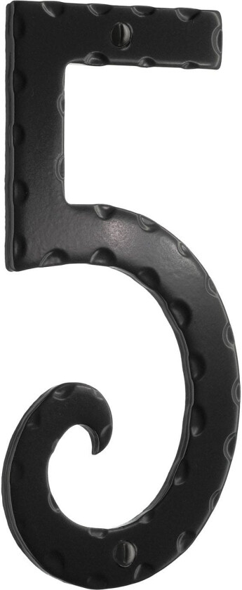 Husnummer H15cm Svart / 5