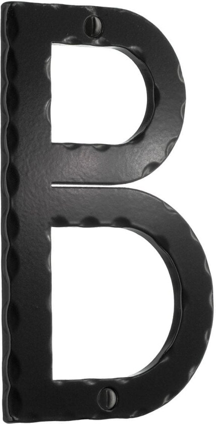 Husbokstav H12cm Svart / B