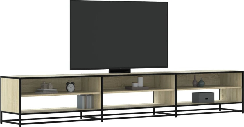 TV-benk sonoma eik 270x40x46 cm konstruert tre
