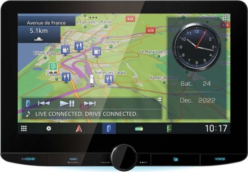 Radioodtwarzacz Kenwood Kenwood Dnr992rvs Usb/Bt/Navi/Camper/Lkw 10,1''Hd Display