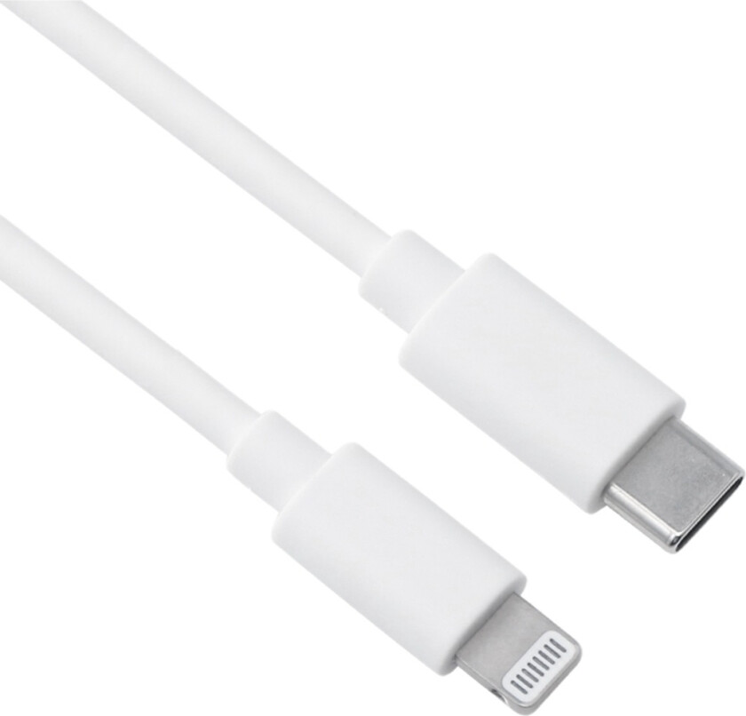 USB-C til Lightning kabel 0,5 m, hvit