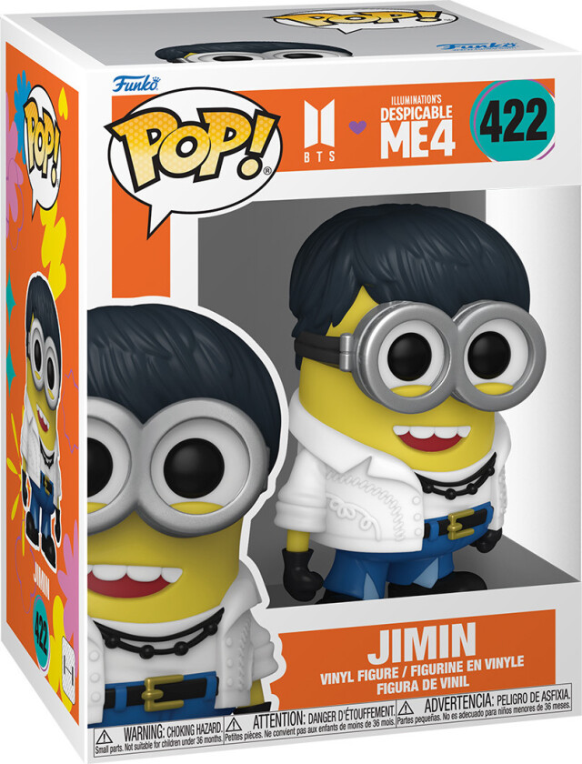 Pop! Vinyl Minions figur (BTS Jimin)