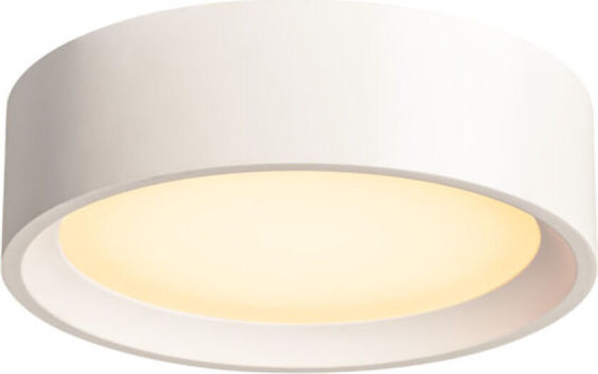 Plastra Taklampe Rund 3000K Hvit Gips - 90809