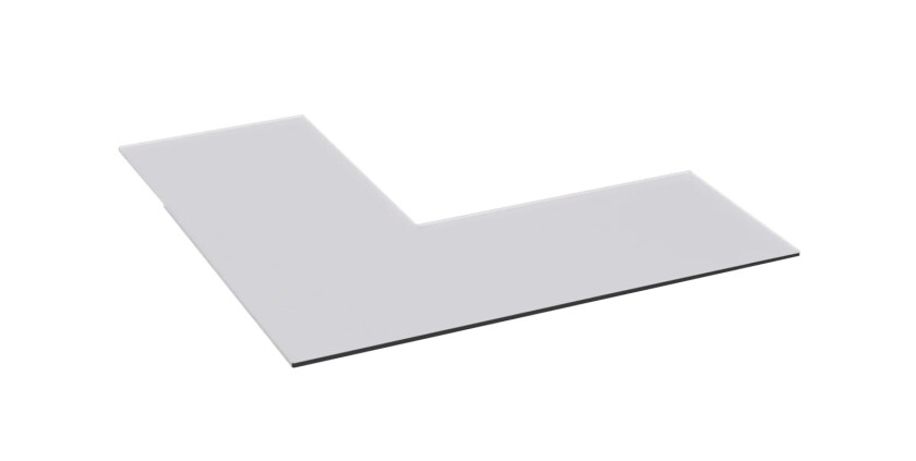 GULVPLATE KLART GLASS QUADRO 1