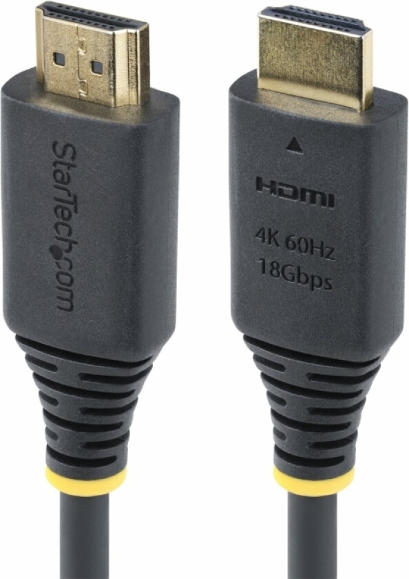Startech.Com 1.5M (4.9Ft) Premium Certified High Speed Hdmi Cable, 4K60hz - Premium High Speed - Hdmi-Kabel Med Ethernet - Hdmi Hann Til Hdmi Hann