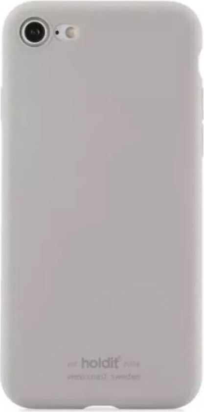 Holdit iPhone SE (2022 / 2020) / 8 / 7 Soft Touch Silikon Deksel - Grå