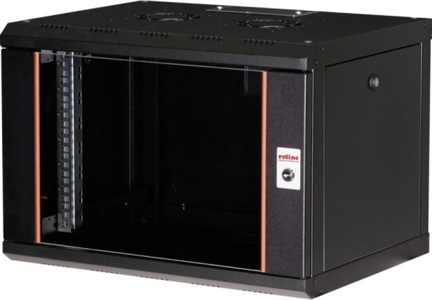 Roline 19 Tommer Vægkabinet (B X H X T) 600 X 418 X 450 Mm Sort