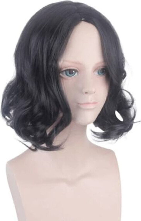 Severus Snape Svart Kort Krøllete Stil Cosplay Parykk Kostymer Profes