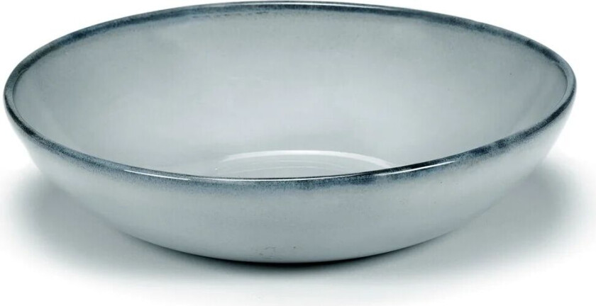 Pure Blue Glazed dyp tallerken Ø19,5 cm Blå
