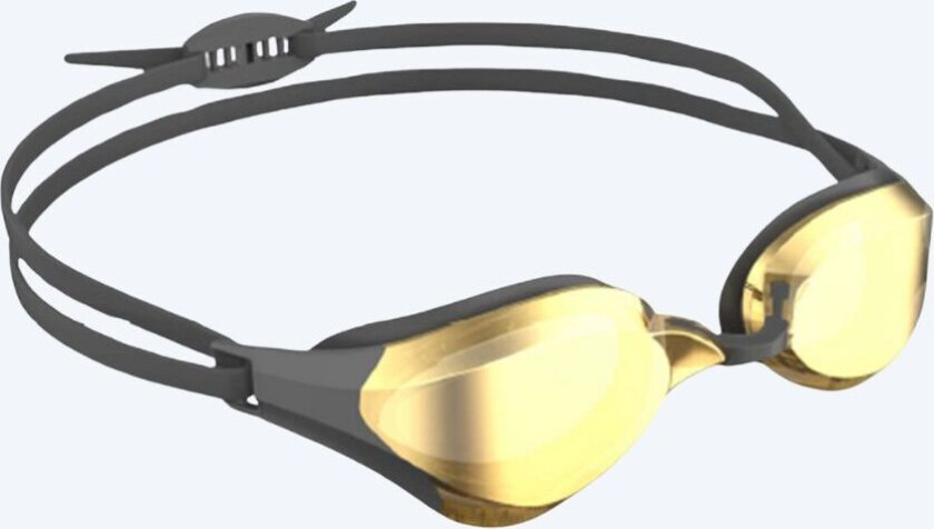 Elite svømmebrille - Rattle Pro Mirror - Svart/gull