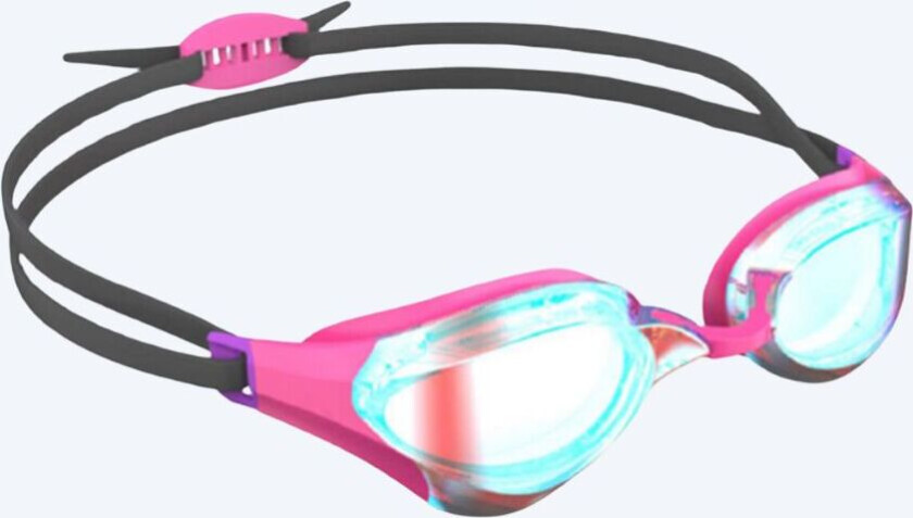 Elite svømmebrille - Rattle Pro Mirror - Rosa/rød