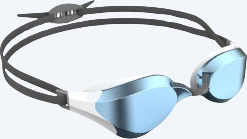 Elite svømmebrille - Rattle Pro Mirror - Hvit/grå