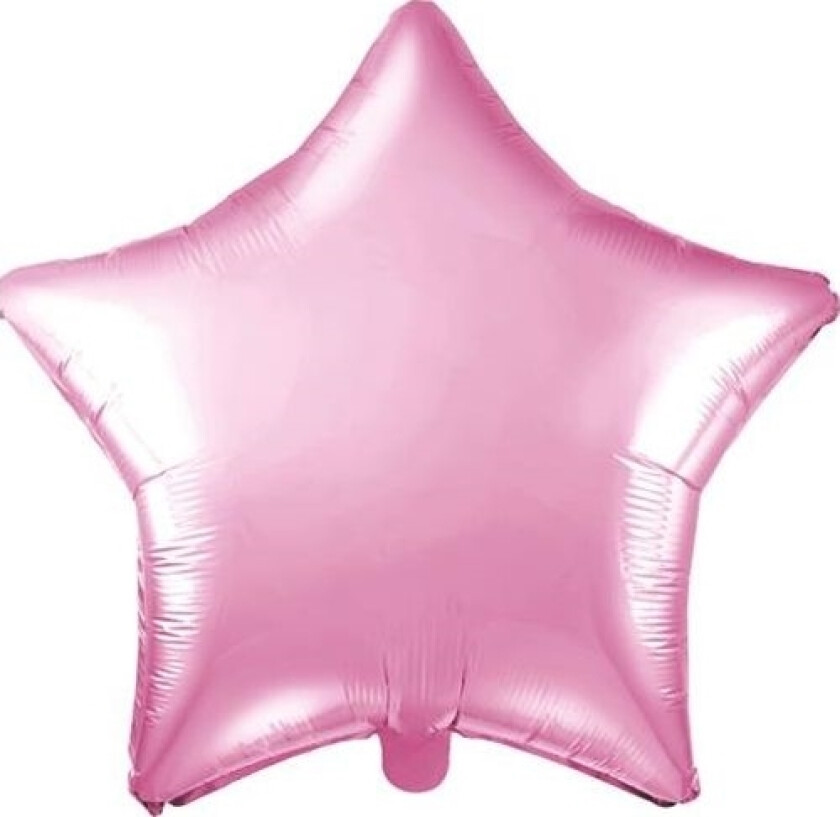 Star Folieballong, Lys Rosa, 48Cm Universal