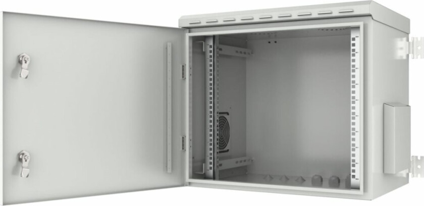By Logon - Rack Skap - 60 X 45 - Veggmonterbar - Hvit, Ral 7035 - 9U - 19"