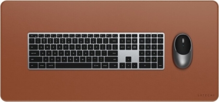 Vegan-Leather Premium Desk Mat - Brown