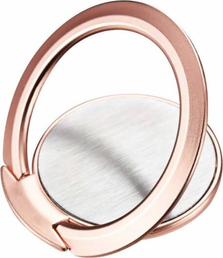 Telefon Ring Stativ, Ultra Tynn 360° Rotasjon Fingergrep Ringholder Kompatibel med Bil Magnetisk Feste for IPhone Samsung Galaxy (Rose Gold)