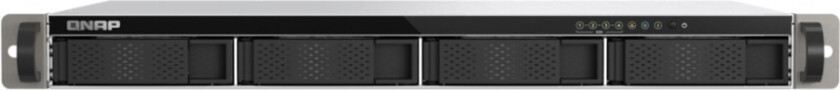 Qnap Ts-433Eu - Nas-Server - 4 Brønner - Kan Monteres I Rack - Sata 6Gb/S - Raid Raid 0, 1, 5, 6, 10, Jbod, 50, 60 - Ram 4 Gb - Gigabit Ethernet / 2.
