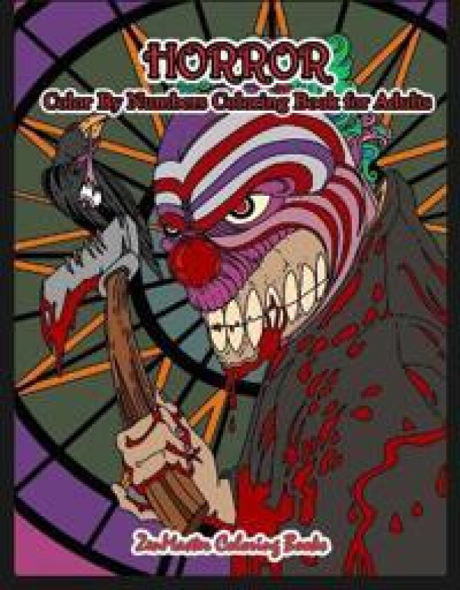 Horror Color By Numbers Coloring Book for Adults