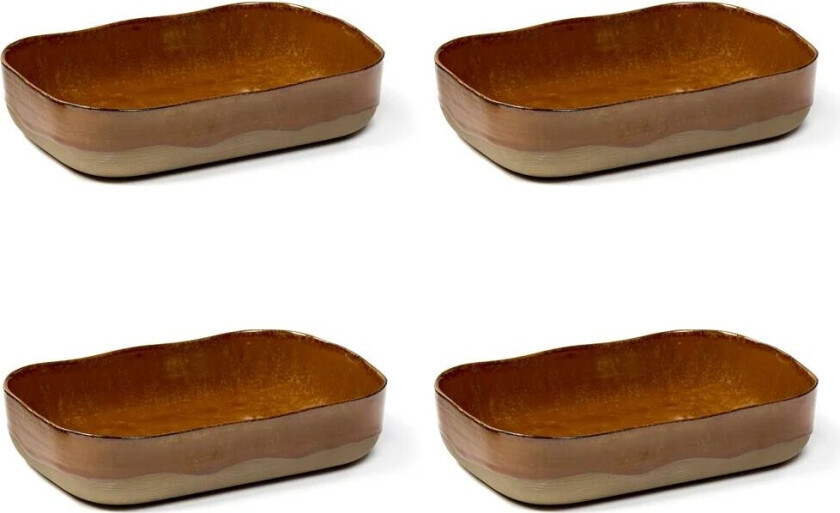 La Nouvelle Table ekstra dypt fat No5 L 4-pakn. Brown