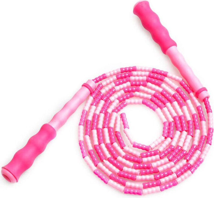 Hopperep med perler, justerbar hoppetau for voksne