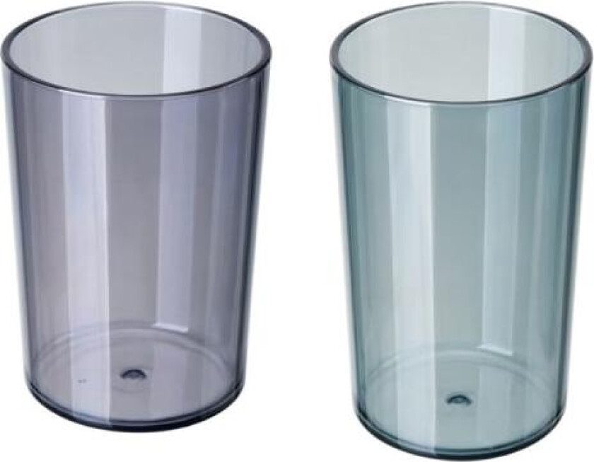 2 ST, Tannbørstekopp i plast, tannbørsteholder i plast