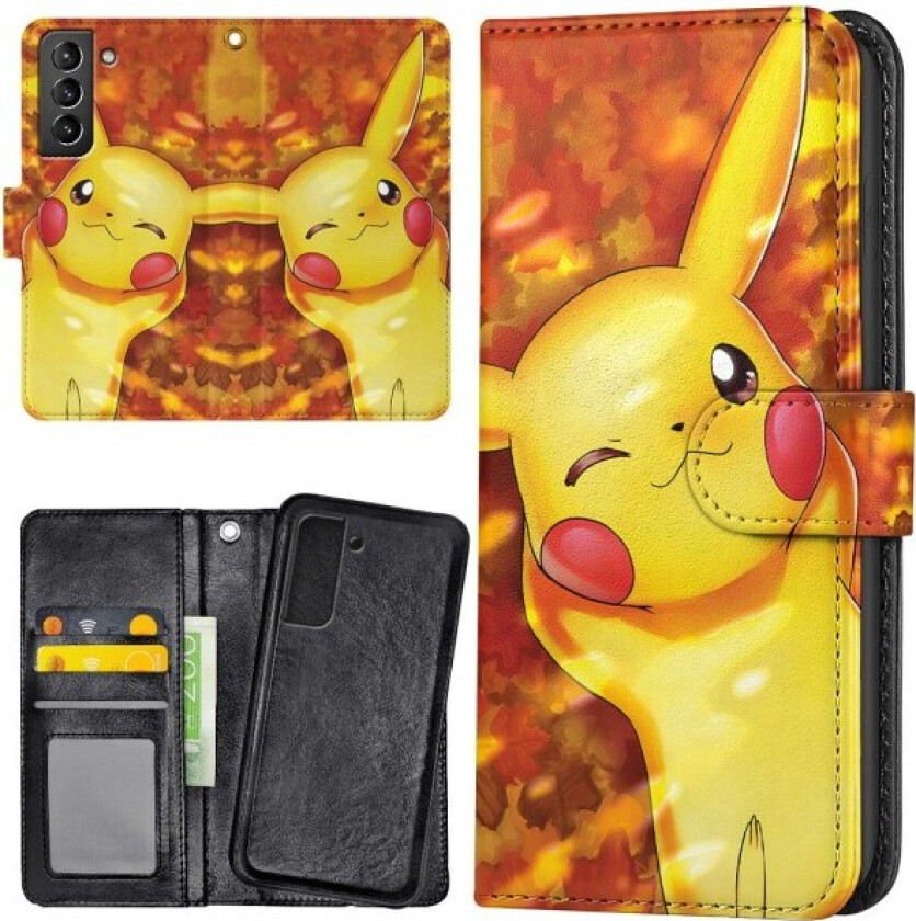 Samsung Galaxy S22 - Lommebok Deksel Pokemon Multicolor