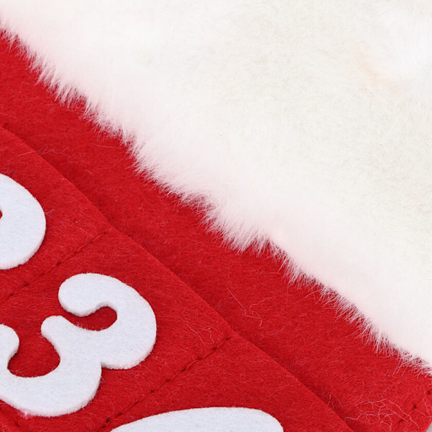 Søt Mønster Julekalender Filt Jule Nedtelling Kalender Dekorasjon Forbruksvarer Jule Strømpe